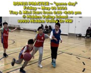 Mini & Tiny Stars – Bonus practice- game time Fri May 03 @ Hidden Valley School