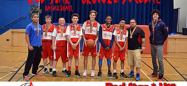Red Star Basketball U15 – bronze medal winners -2018 CMBA spring league