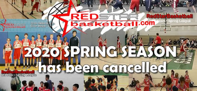 RED STAR basketball: 2020 SPRING SEASON  cancelled * BE SAFE !