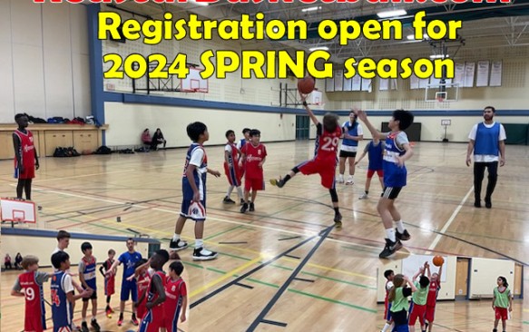 Registration for 2024 SPRING SEASON is now open